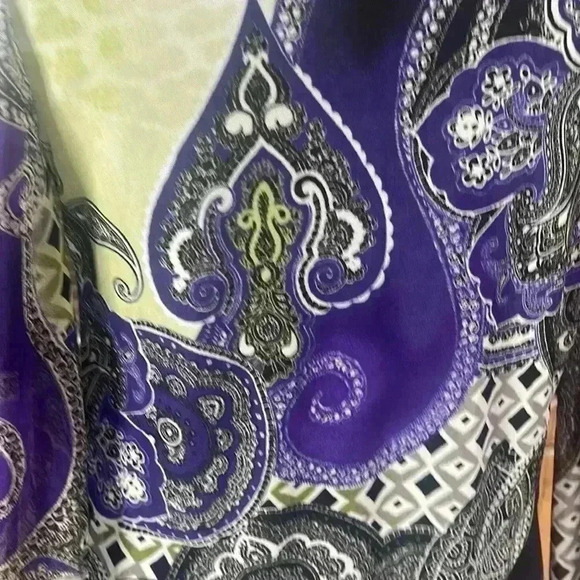 Chico’s women’s Size 0 black label summer long cardigan. - Picture 6 of 9